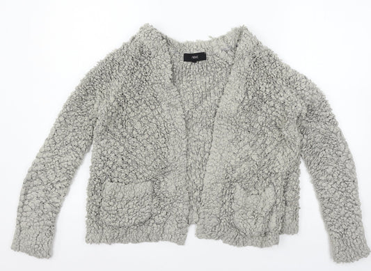 Womens UK Size S NEXT Grey Cardigan Jumper