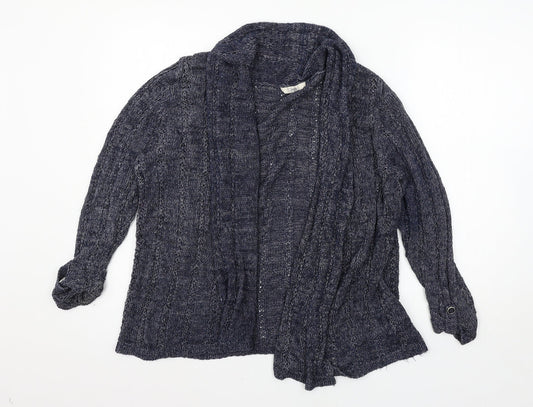 Womens UK Size 14 Marks and Spencer Blue Cardigan Jumper