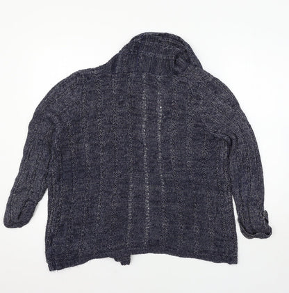 Womens UK Size 14 Marks and Spencer Blue Cardigan Jumper