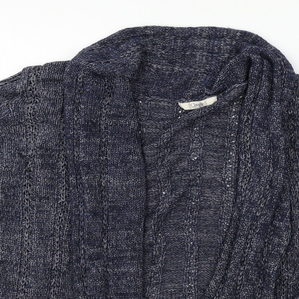 Womens UK Size 14 Marks and Spencer Blue Cardigan Jumper
