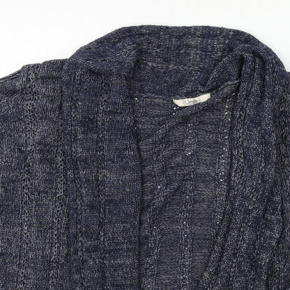 Womens UK Size 14 Marks and Spencer Blue Cardigan Jumper