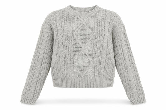 Womens UK Size 6 Atmosphere Grey Pullover Jumper