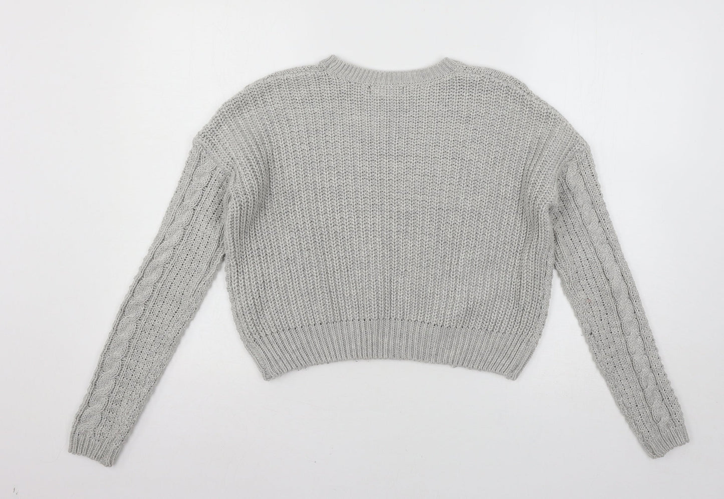 Womens UK Size 6 Atmosphere Grey Pullover Jumper