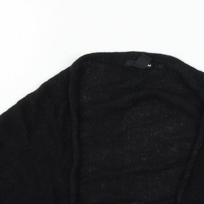 Womens UK Size L H&M Black Shrug Jumper