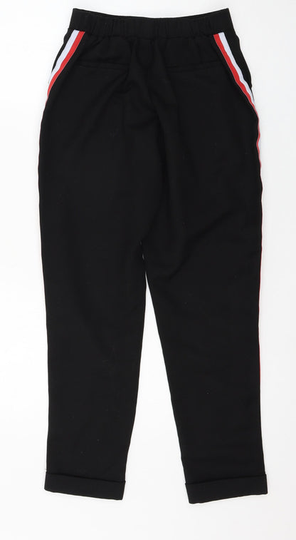 Womens UK Size 6 New Look Regular Fit  Black Trousers