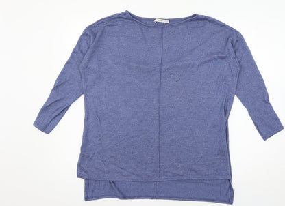 George Womens Blue  Knit Pullover Jumper Size 8