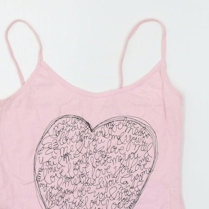 George Womens Pink  Jersey Basic Tank Size 8  - Love