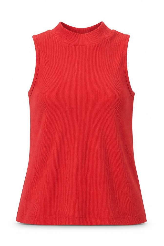 Womens UK Size XS Divided Red Basic T-Shirt
