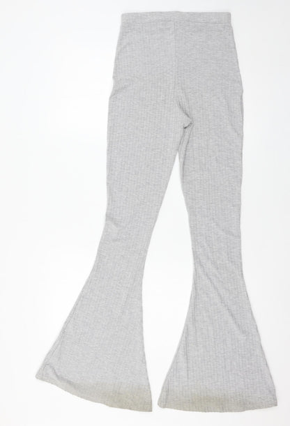 Womens UK Size 8 Misspap Regular Fit  Grey Trousers