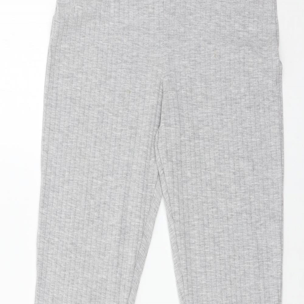 Womens UK Size 8 Misspap Regular Fit  Grey Trousers