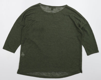 Womens UK Size 16 Atmosphere Green Pullover Jumper