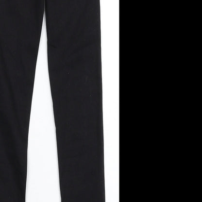 Denim & Co. Womens Black  Denim Jegging Jeans Size 6 L29 in