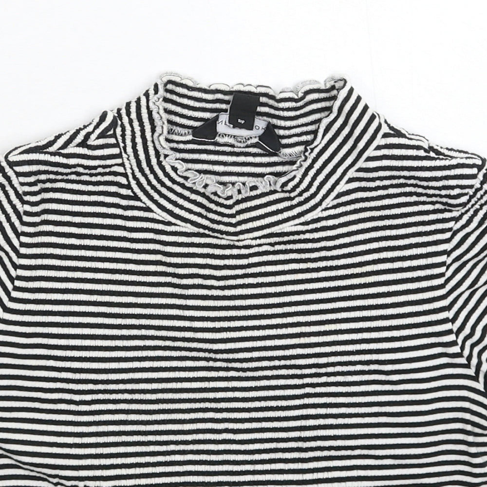 New Look Womens Multicoloured Striped  Basic T-Shirt Size 8