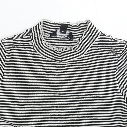 New Look Womens Multicoloured Striped  Basic T-Shirt Size 8