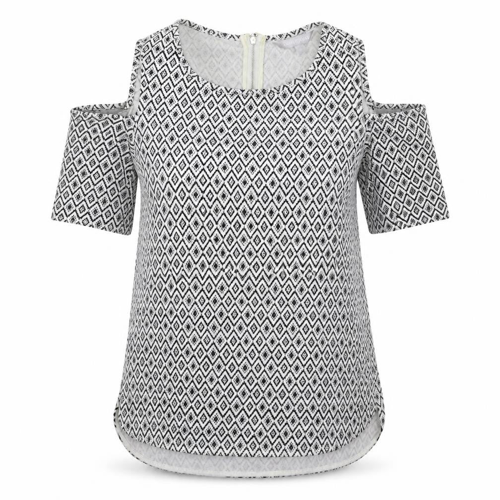 Womens UK Size 8 Red Herring White Basic T-Shirt