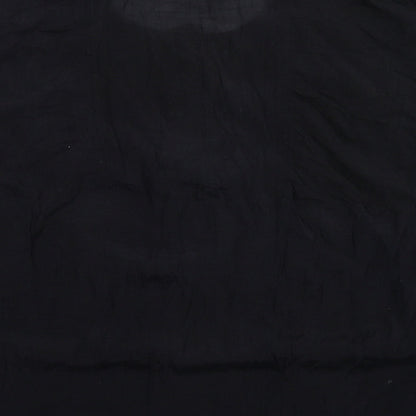 Zay Womens Black   Shirt Dress  Size L
