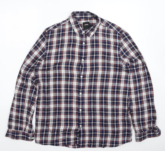 Mens UK Size L Burton Multicoloured  Button-Up Long Sleeve Casual Shirt
