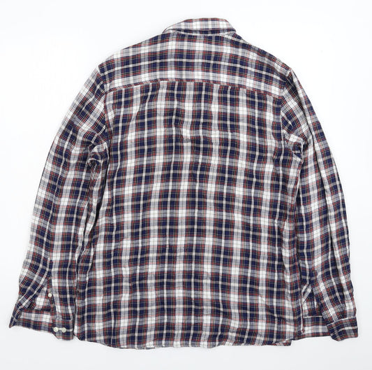 Mens UK Size L Burton Multicoloured  Button-Up Long Sleeve Casual Shirt