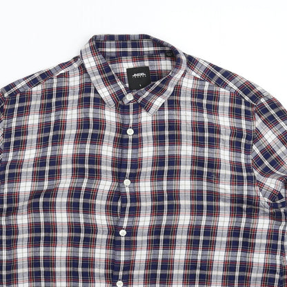 Mens UK Size L Burton Multicoloured  Button-Up Long Sleeve Casual Shirt