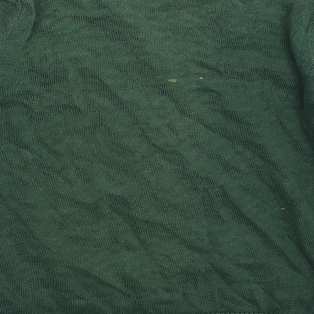 TU Girls Green  Knit Cardigan Jumper Size 6 Years