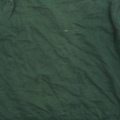 TU Girls Green  Knit Cardigan Jumper Size 6 Years