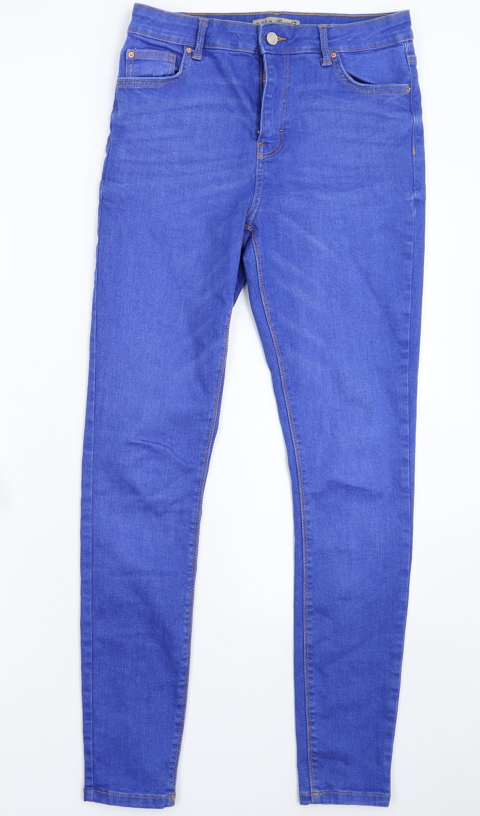Denim & Co. Womens Blue  Denim Jegging Jeans Size 12 L30 in