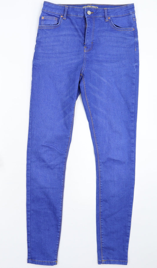 Denim & Co. Womens Blue  Denim Jegging Jeans Size 12 L30 in