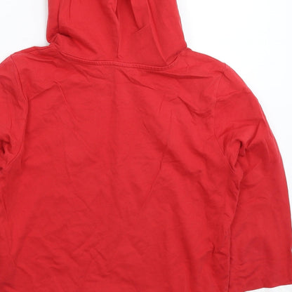 H&M Girls Red   Pullover Hoodie Size 14 Years