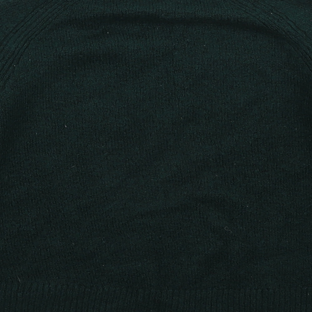 H&M Girls Green  Knit Pullover Jumper Size 14 Years