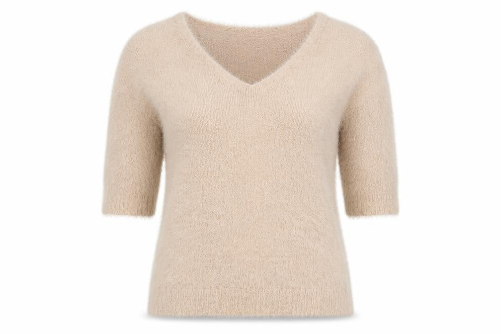 Womens UK Size 10 F&F Beige Pullover Jumper