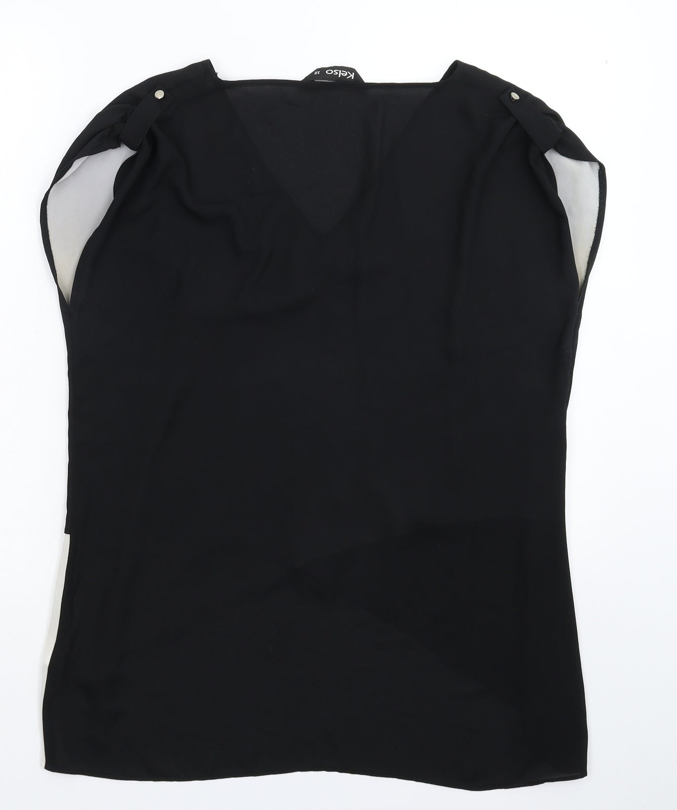 Kelso Womens Black   Basic Blouse Size 12