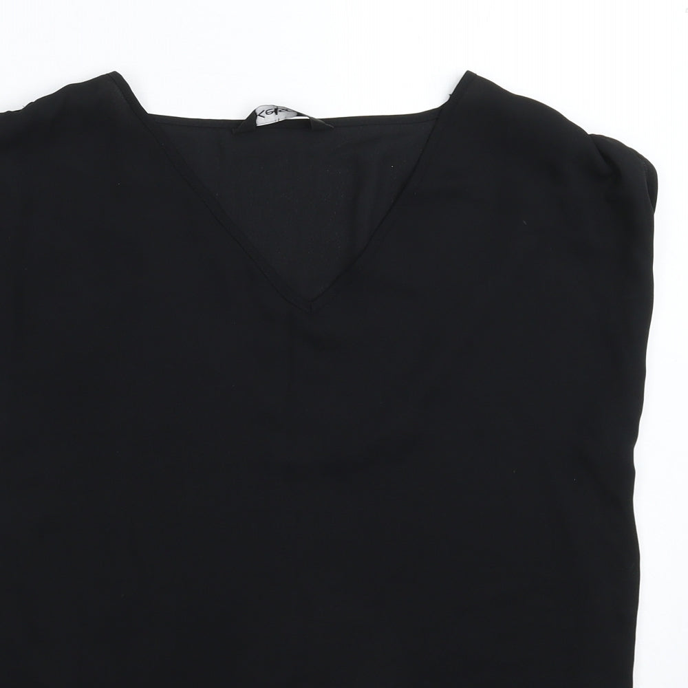 Kelso Womens Black   Basic Blouse Size 12