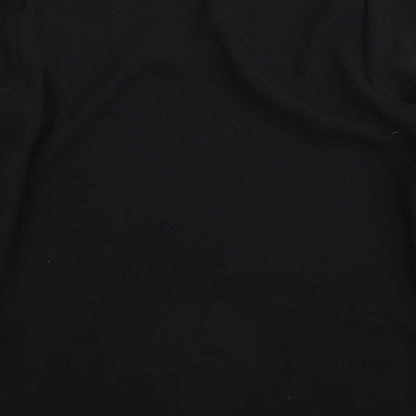 Womens UK Size 10 H&M Black Basic Blouse