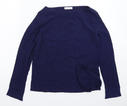 Womens UK Size 10 Marks and Spencer Blue Pullover Jumper
