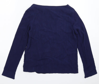 Womens UK Size 10 Marks and Spencer Blue Pullover Jumper
