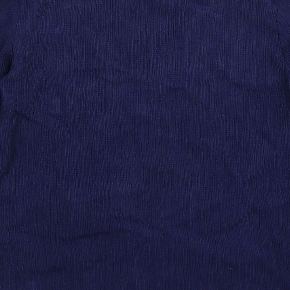 Womens UK Size 10 Marks and Spencer Blue Pullover Jumper