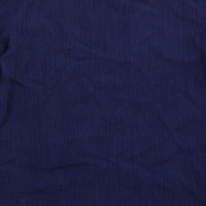Womens UK Size 10 Marks and Spencer Blue Pullover Jumper