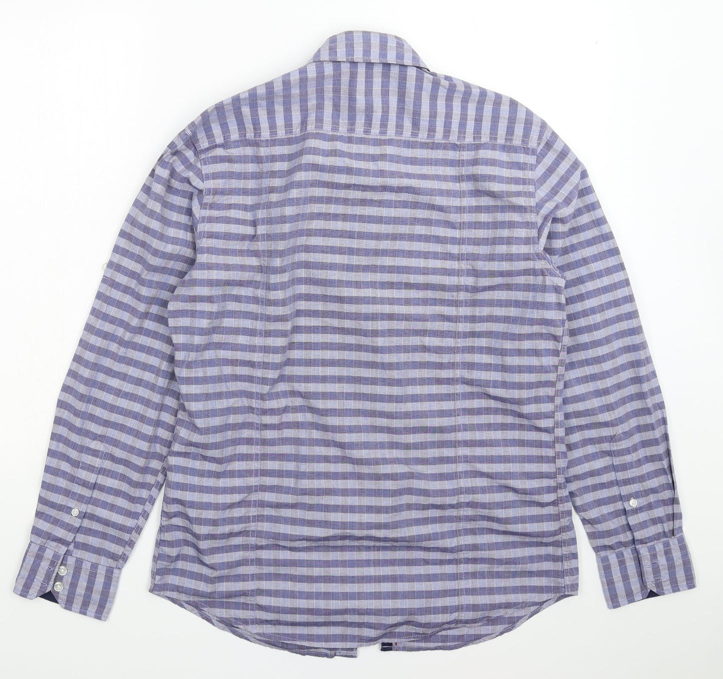 Arrow Mens Blue Striped   Button-Up Size M