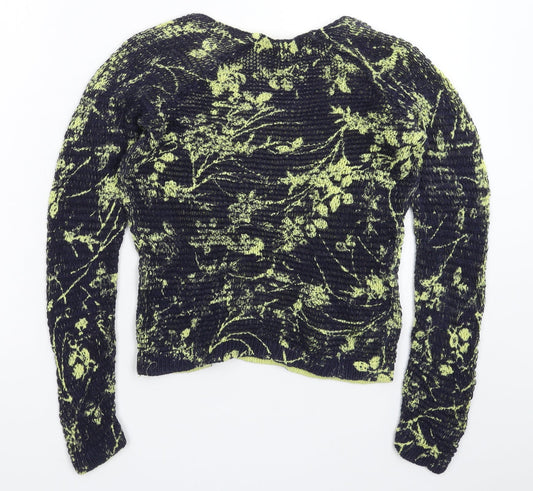 Womens UK Size S Sandwich Multicoloured Pullover Jumper