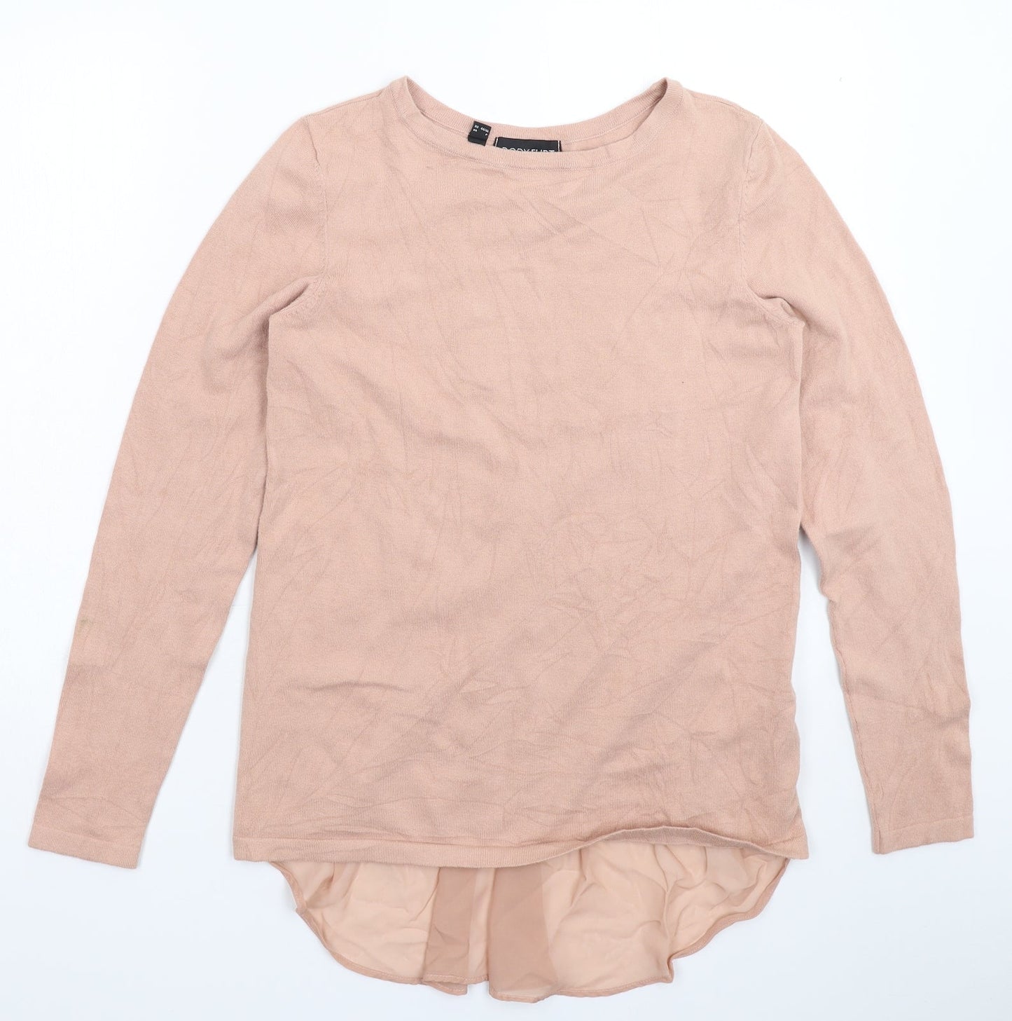 Body Flirt Womens Pink  Knit Pullover Jumper Size S