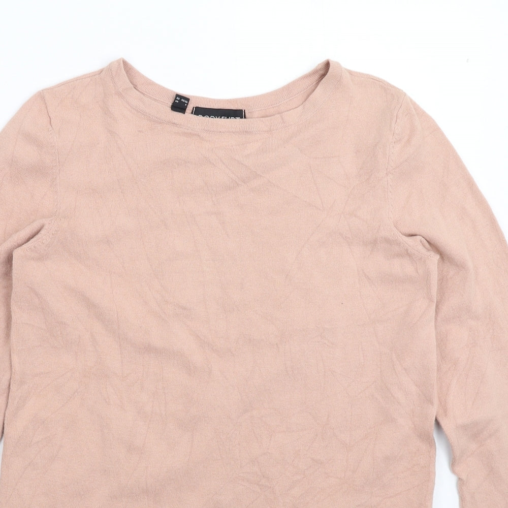 Body Flirt Womens Pink  Knit Pullover Jumper Size S