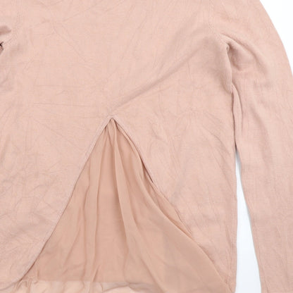 Body Flirt Womens Pink  Knit Pullover Jumper Size S