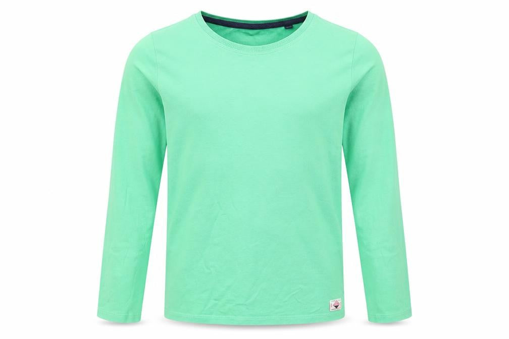 Front view of Next boys’ green pullover sweatshirt, size 10, years