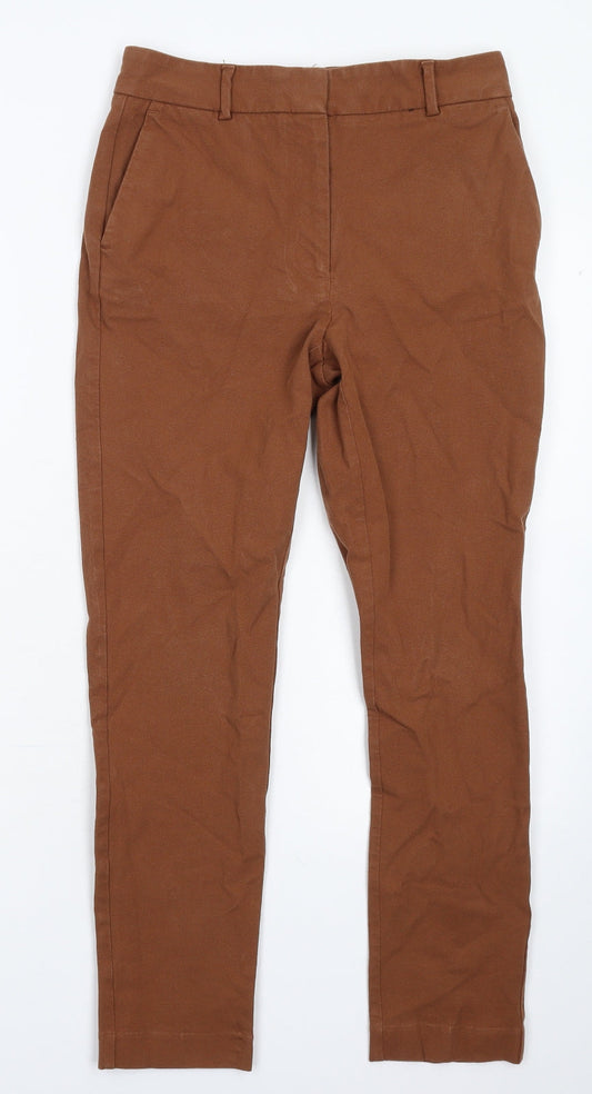 Autograph Womens Brown  Denim Skinny Jeans Size 8 L26 in