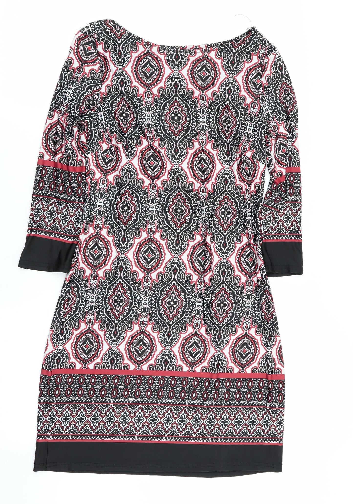 Primark Womens Multicoloured Geometric  Fit & Flare  Size 8