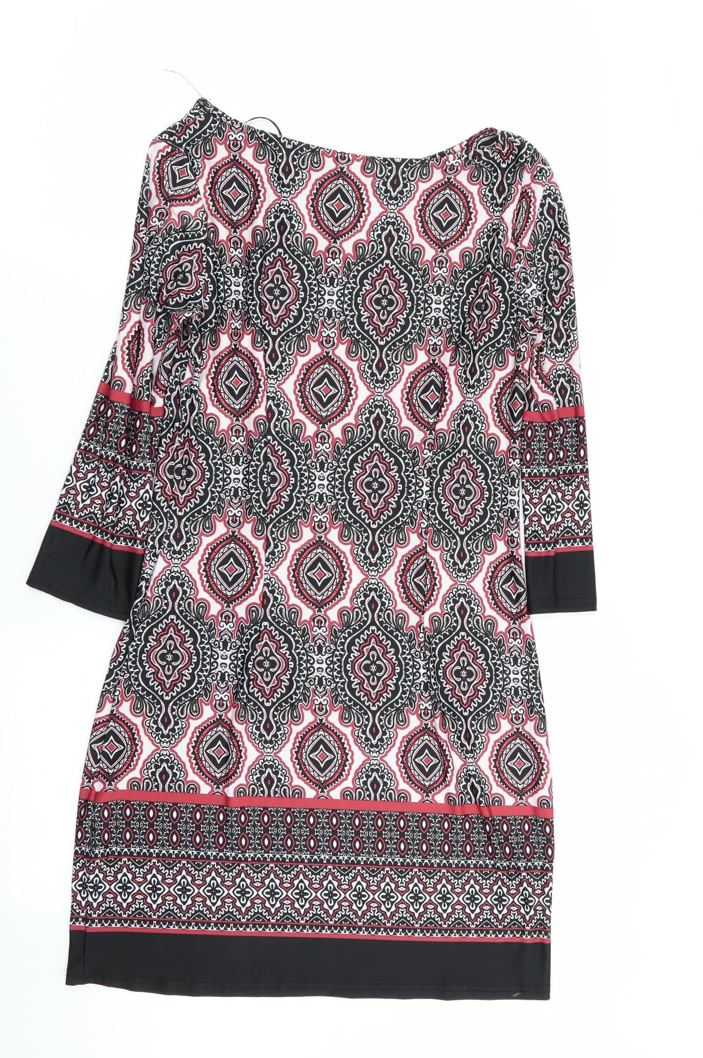 Primark Womens Multicoloured Geometric  Fit & Flare  Size 8