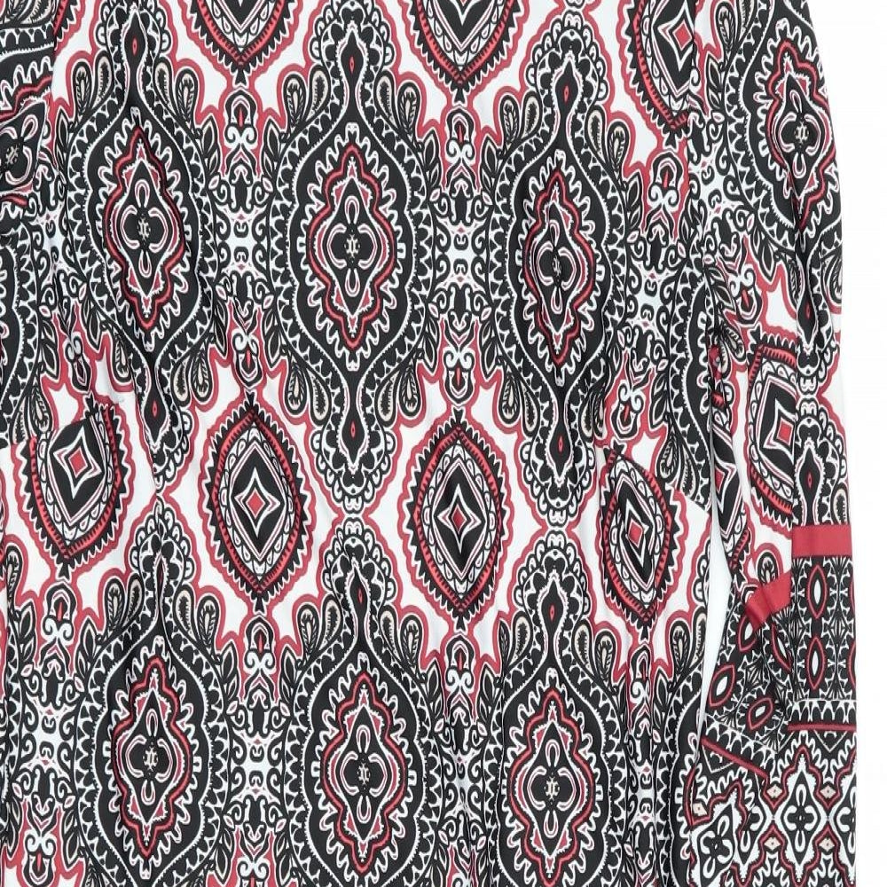 Primark Womens Multicoloured Geometric  Fit & Flare  Size 8