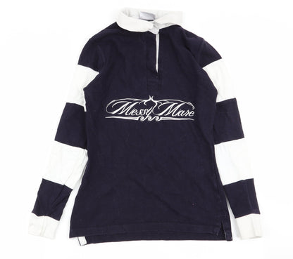 Front Row Mens Multicoloured Striped   Polo Size S