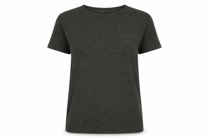 Womens UK Size 10 Topshop Green Basic T-Shirt