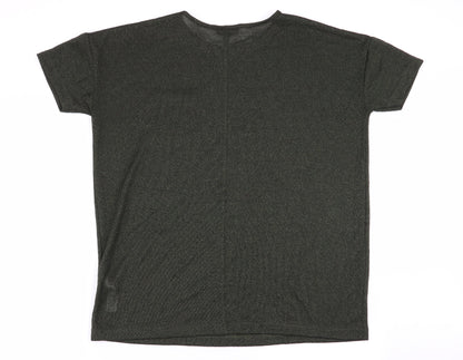 Womens UK Size 10 Topshop Green Basic T-Shirt